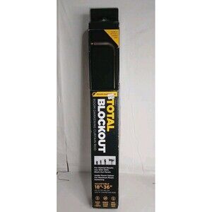 Cambria Total Blackout Room Darkening Curtain Rod Adj. 18”-36” Antique Brass New